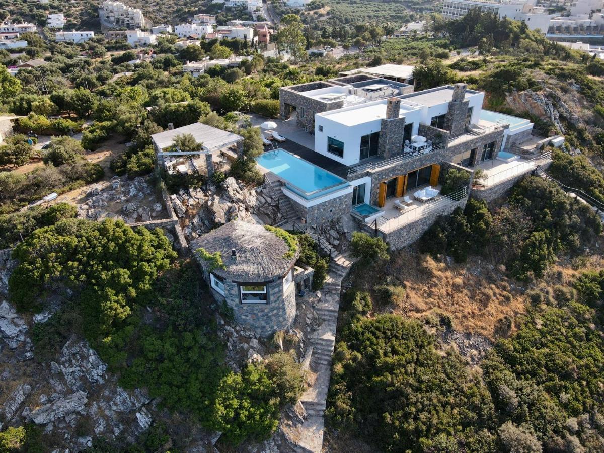 Villa Aiolos: Above The Sea, Within Agios Nikolaos Zewnętrze zdjęcie